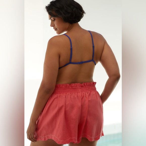 Anthropologie Linen Double Waistband Shorts XL - Picture 7 of 8